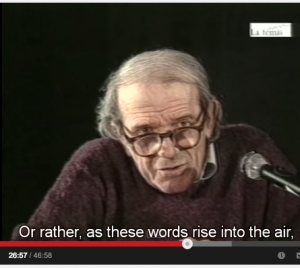 Deleuze being more specific